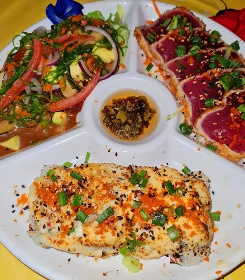 Roulotte Chez Blanc, brochettes de poisson