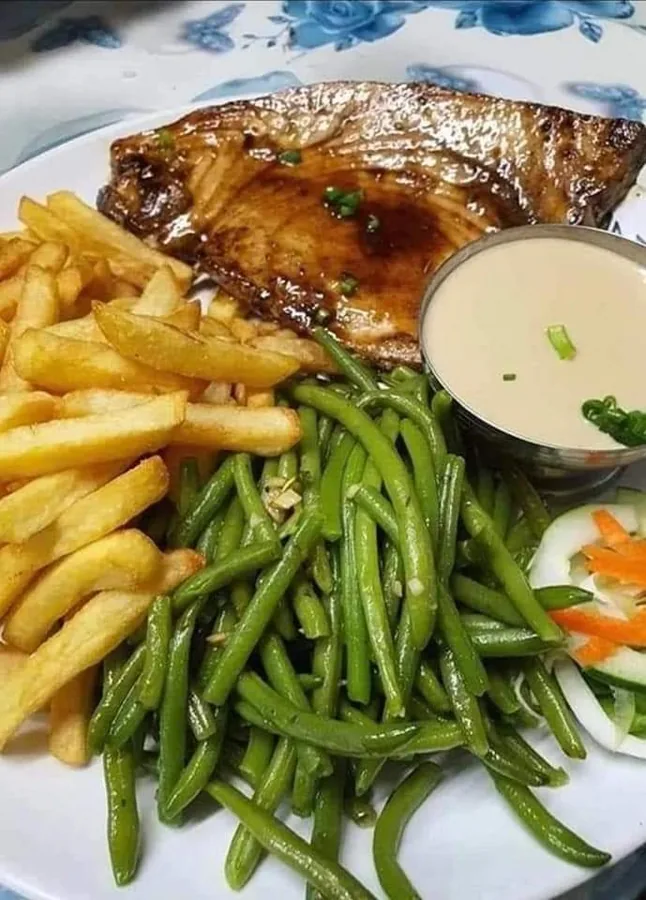 Roulotte Chez Blanc, spécialité maison